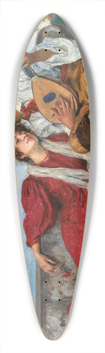 Johann Victor Krmer - A Serenade at Sunset 39.3 inch art pintail longboard deck