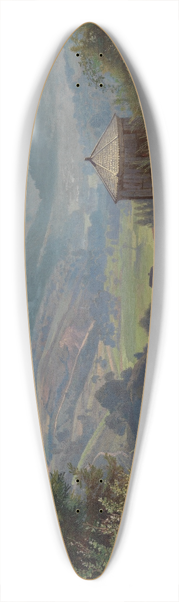 Johann Wilhelm Schirmer - Das Oberbeuerner Tal vom Ccilienberg aus, Vormittag 39.3 inch art pintail longboard deck