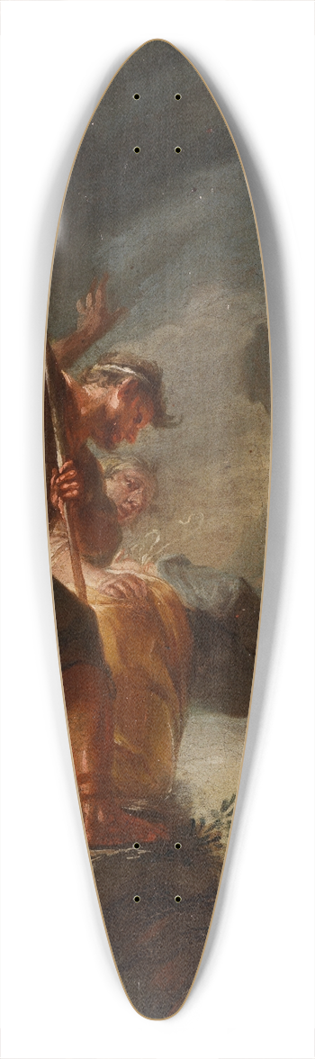 Johann Wolfgang Baumgartner - Das Martyrium des Heiligen desius 39.3 inch art pintail longboard deck