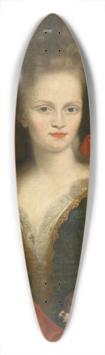 Johan van Diest - Anna Margaretha van Petcum (1676-1745), Wife of Johan Arnold Zoutman 39.3 inch art pintail longboard deck