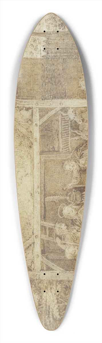 Johan Wierix - The Nativity 39.3 inch art pintail longboard deck