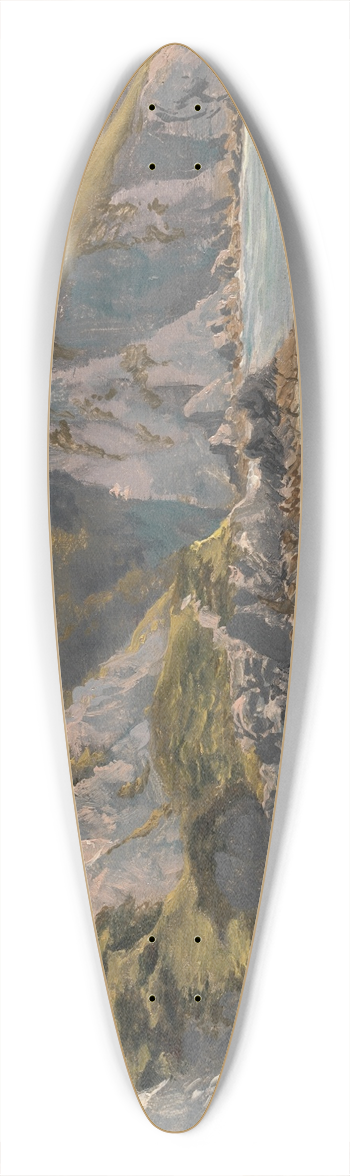 John Brett - Pwll Cwn 39.3 inch art pintail longboard deck