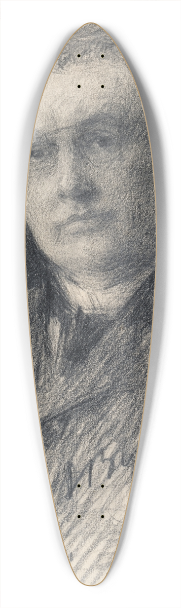 John Butler Yeats - Edward Martyn (1859-1923), Philanthropist and Playwright 39.3 inch art pintail longboard deck