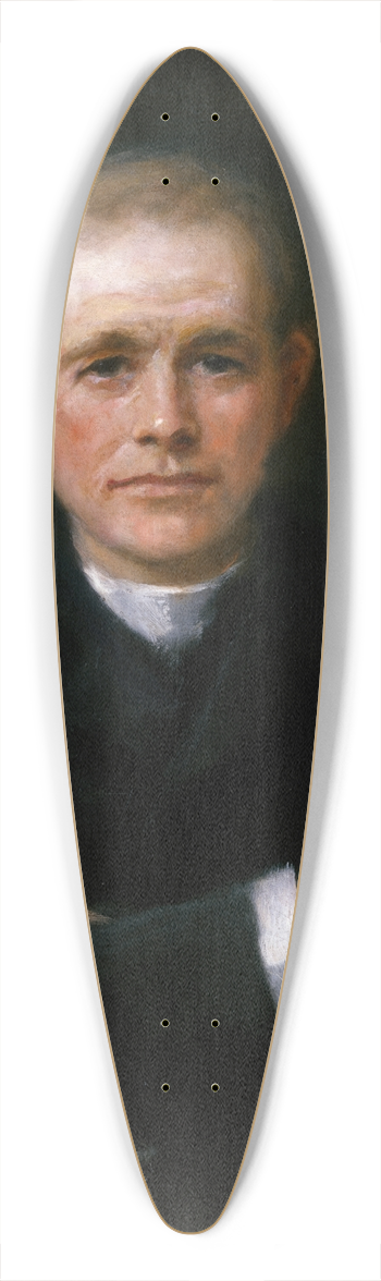 John Butler Yeats - Portrait of Reverend P.S. Dineen (1860-1934), Lexicographer 39.3 inch art pintail longboard deck