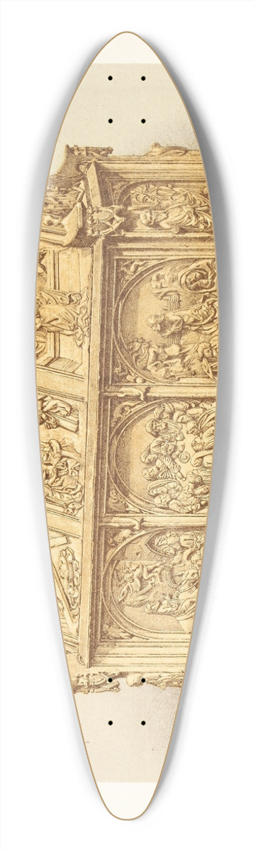 John Charles Robinson - Chasse, or Reliquary, of the Fifteenth Century, in Carved and Gilded Wood 39.3 inch art pintail longboard deck