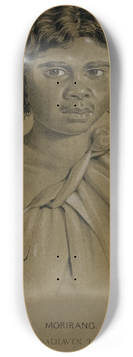 Charles Rodius - Morirang, Shoalhaven Tribe, New South Wales 8.25 inch art skate deck