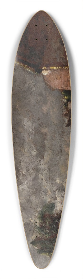 John Constable - A View on the Banks of the River Stour 39.3 inch art pintail longboard deck