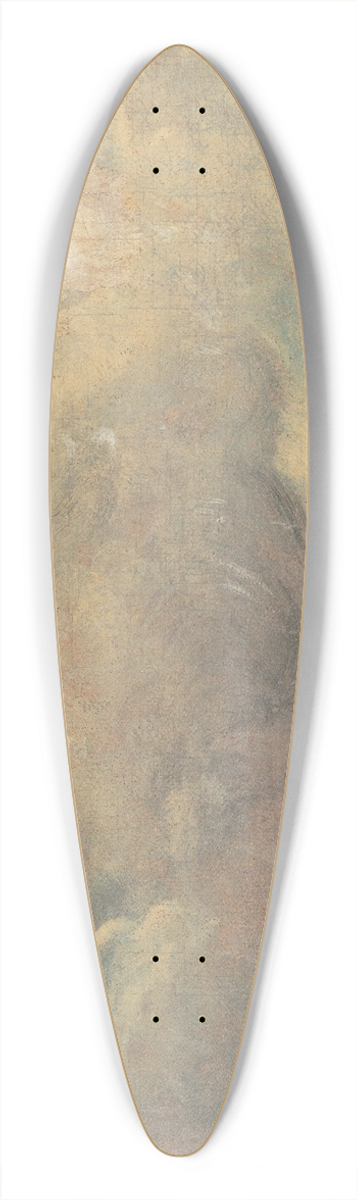 John Constable - Cloud Study 39.3 inch art pintail longboard deck