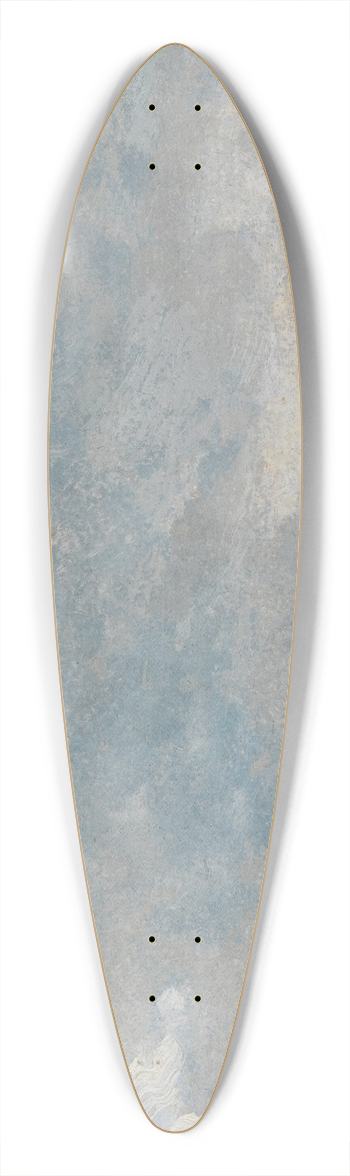 John Constable - Coastal Scene with Cliffs 39.3 inch art pintail longboard deck