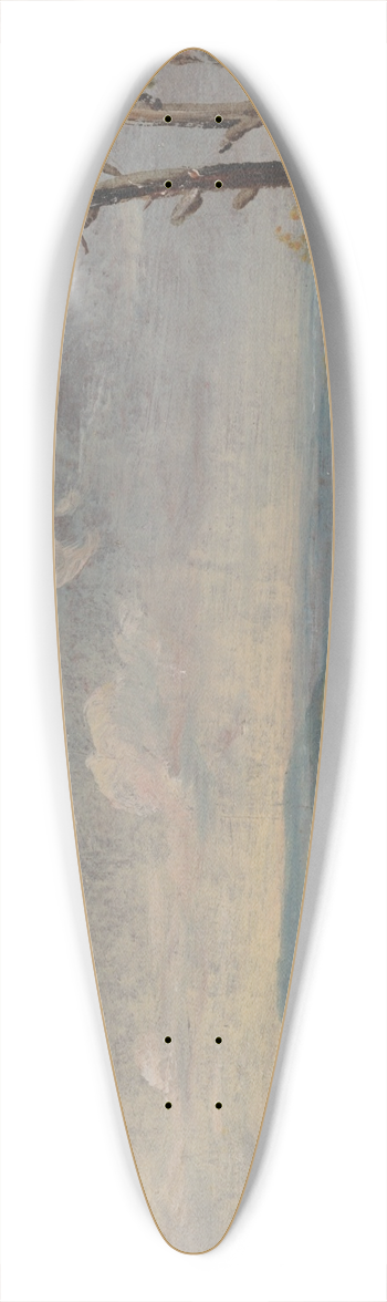 John Constable - Hampstead Heath Looking Towards Harrow 39.3 inch art pintail longboard deck