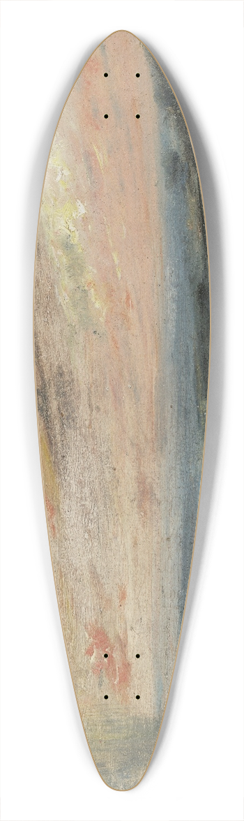 John Constable - Hampstead Heath, with Pond and Bathers 39.3 inch art pintail longboard deck