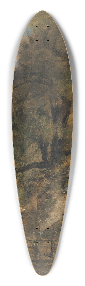 John Constable - Harnham Gate, Salisbury 39.3 inch art pintail longboard deck