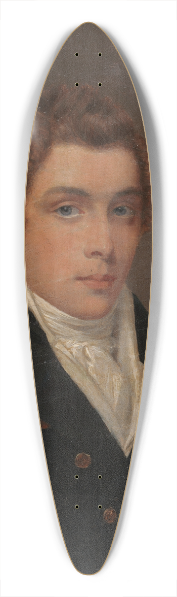 John Cox Dillman Engleheart - Portrait of a Gentleman. 39.3 inch art pintail longboard deck