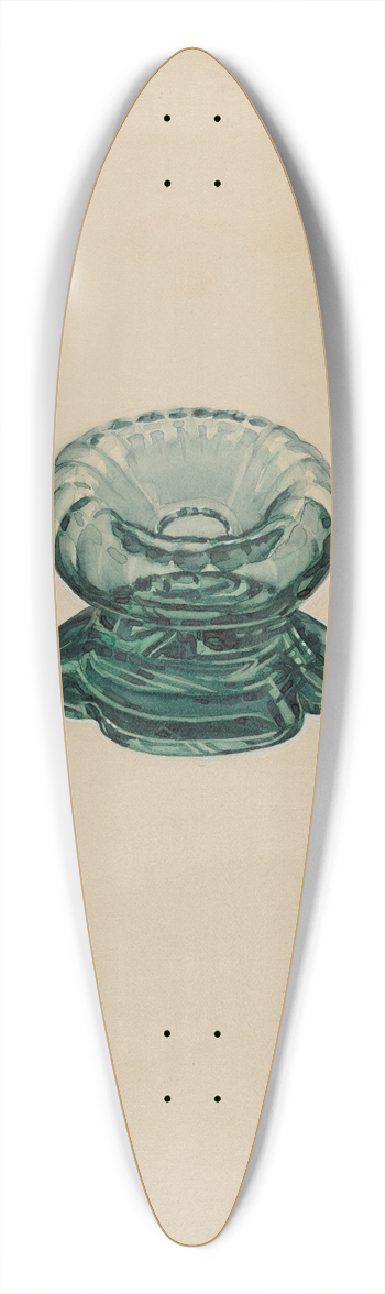 John Dana - Inkwell 39.3 inch art pintail longboard deck