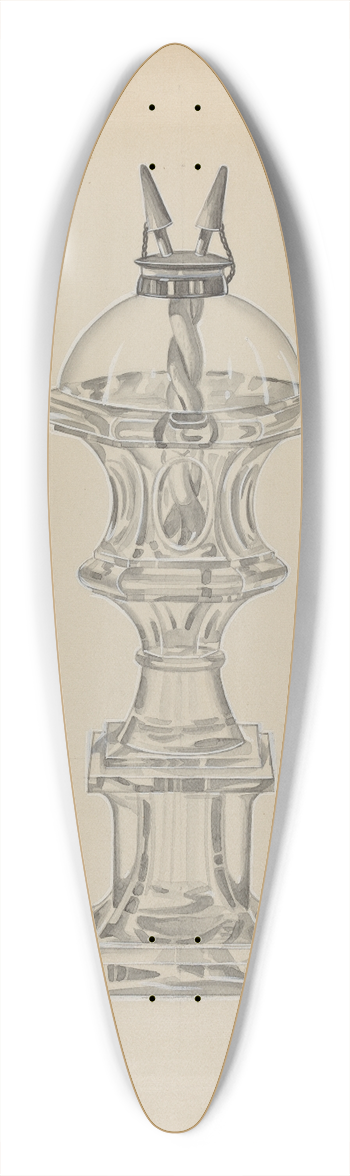 John Dana - Lamp 39.3 inch art pintail longboard deck