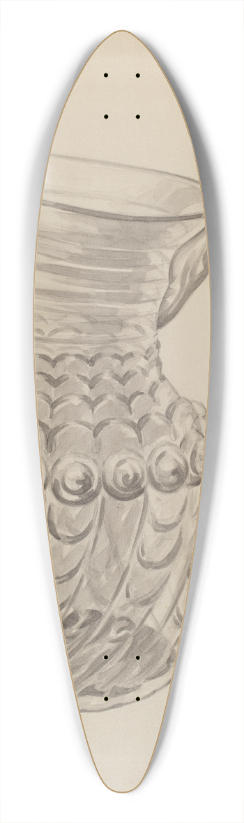 John Dana - Pitcher 39.3 inch art pintail longboard deck