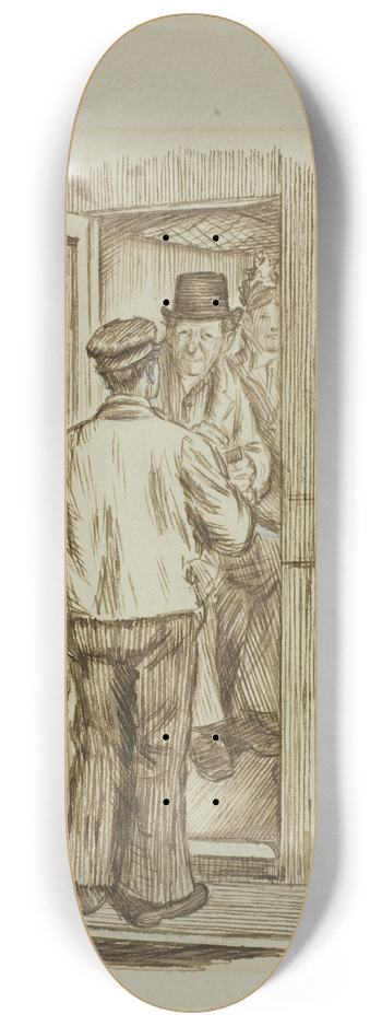 Charles Samuel Keene - Cannie! 8.25 inch art skate deck