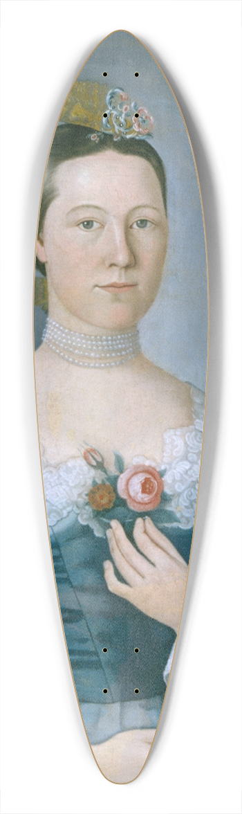 John Durand - Susannah or Mary Bontecou 39.3 inch art pintail longboard deck