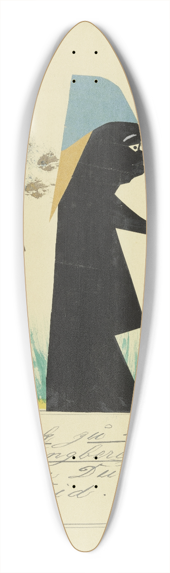 John Elsas - Das Glck zu Dir ist sprungbereit  39.3 inch art pintail longboard deck