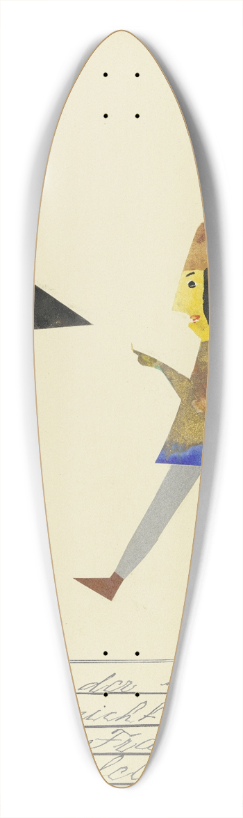 John Elsas - Weil jetzt der Mann verdient nicht Geld  39.3 inch art pintail longboard deck