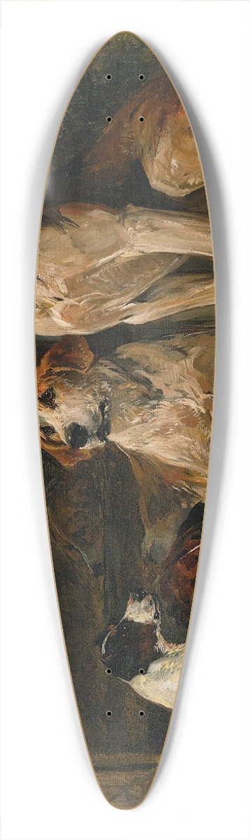John Emms - Hounds Bya Kennel 39.3 inch art pintail longboard deck