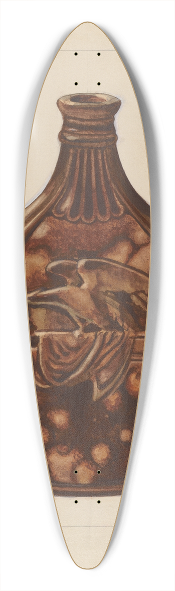 John Fisk - Flask 39.3 inch art pintail longboard deck