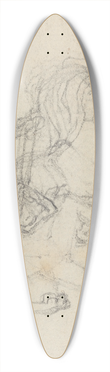 John Flaxman - Battle between Man and Centaur 39.3 inch art pintail longboard deck
