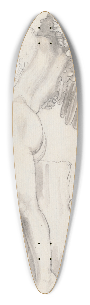 John Flaxman - Cupid 39.3 inch art pintail longboard deck