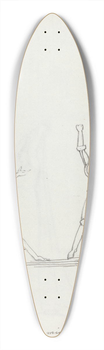 John Flaxman - Hamlet. Angels and ministers of grace defend us! 39.3 inch art pintail longboard deck