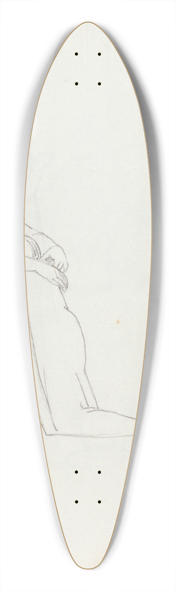 John Flaxman - Mrs. Siddons kneeling with child 39.3 inch art pintail longboard deck