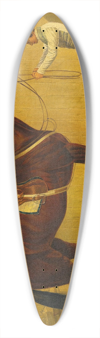 John Frederick Herring Snr. - Alice Hawthorn 39.3 inch art pintail longboard deck