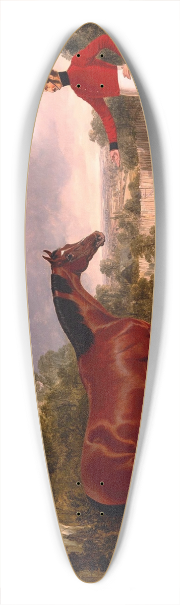 John Frederick Herring Snr. - A Soldier with an Officers Charger 39.3 inch art pintail longboard deck