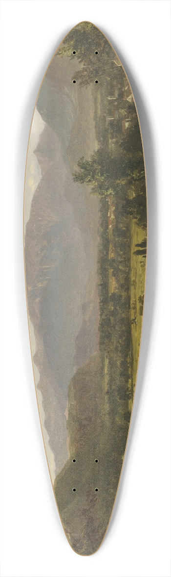 John Frederick Kensett - Mount Washington from North Conway 39.3 inch art pintail longboard deck