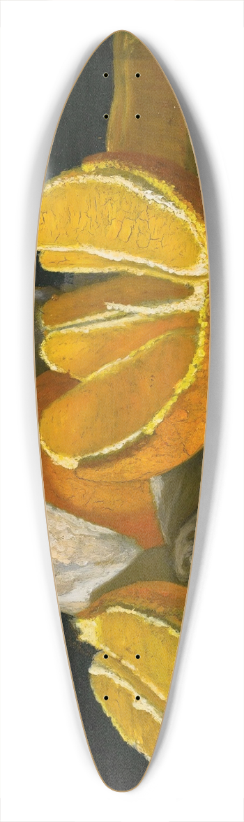 John Frederick Peto - Still LifeOranges 39.3 inch art pintail longboard deck