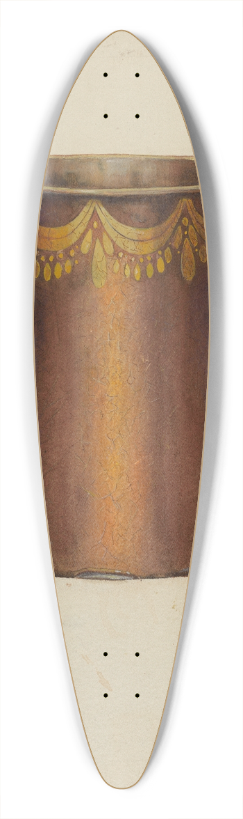 John Hall - Toleware Vase 39.3 inch art pintail longboard deck