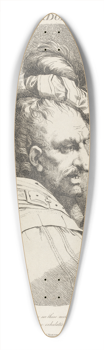 John Hamilton Mortimer - Bardolph, from Henry IV, Act II, Scene 9 39.3 inch art pintail longboard deck