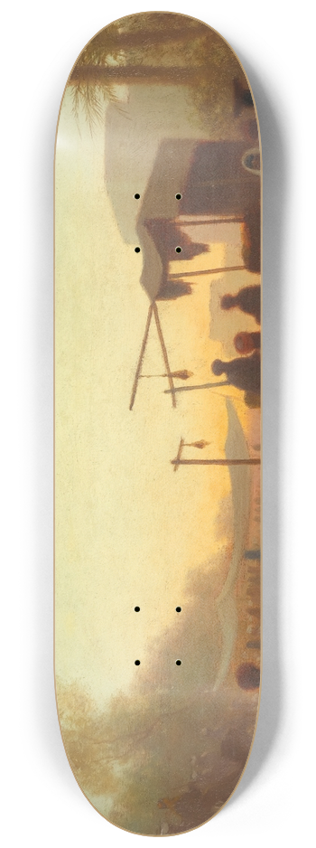 Charles Thodore Frre - Marche Au Caire 8.25 inch art skate deck