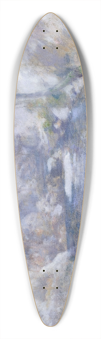 John Henry Twachtman - Winter Harmony 39.3 inch art pintail longboard deck