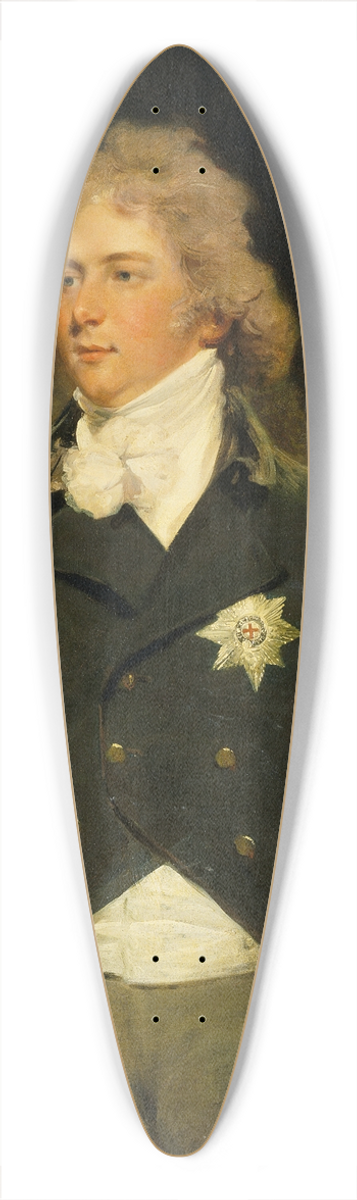 John Hoppner - George IV as Prince of Wales 39.3 inch art pintail longboard deck