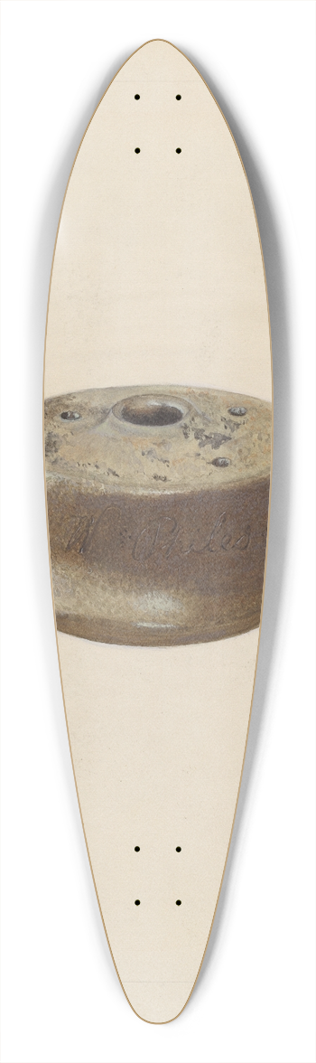 John Jordan - Ceramic Ink Well 39.3 inch art pintail longboard deck