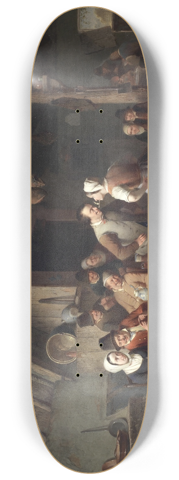 Charles Venneman - Passing The Candle 8.25 inch art skate deck