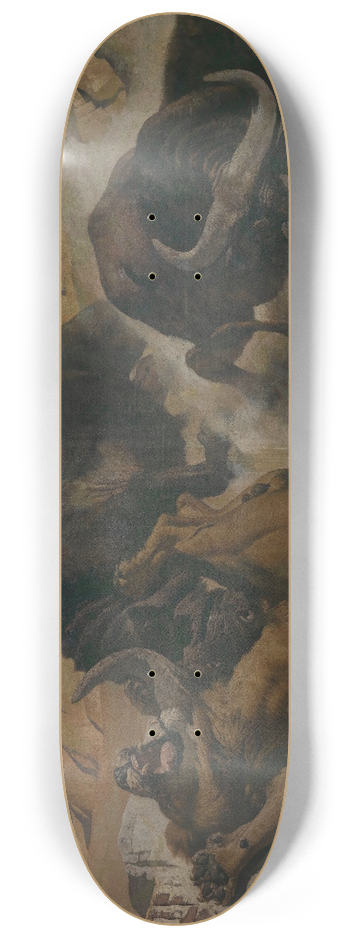 Charles Verlat - Defending the Herd 8.25 inch art skate deck