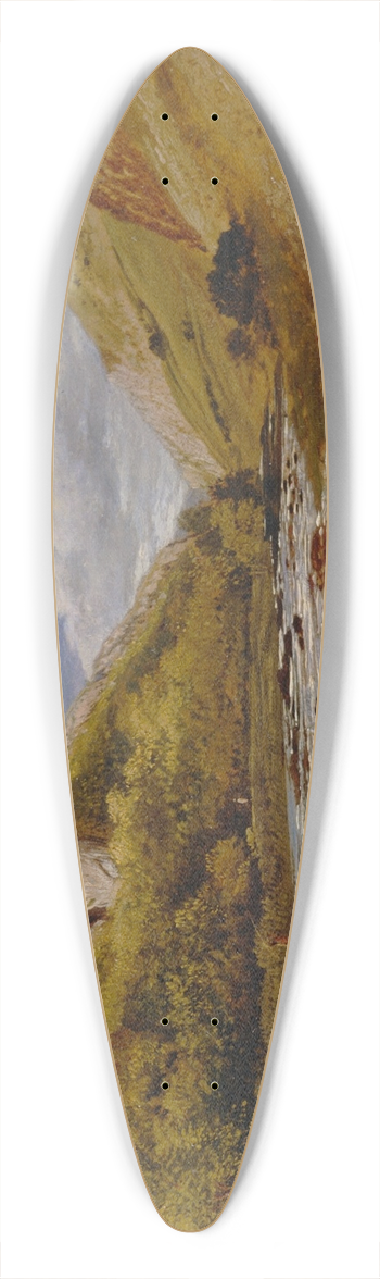 John Linnell - In Dovedale 39.3 inch art pintail longboard deck