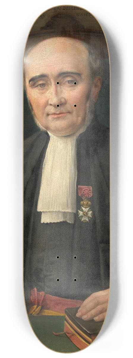 Charles Verlat - The Lawyer Thophile Smekens 8.25 inch art skate deck