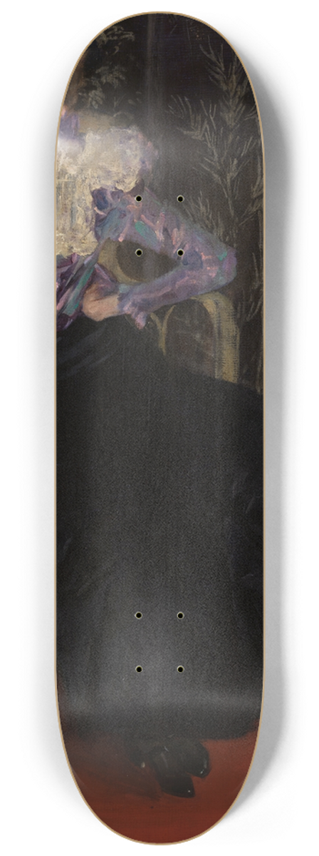 Charles Vetter - Junge Dame im Lehnstuhl 8.25 inch art skate deck