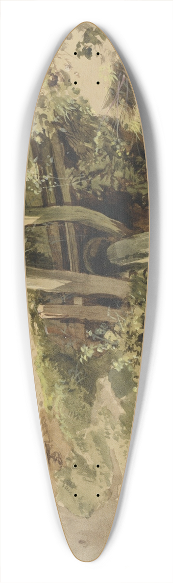 John Middleton - The Sluice Gate 39.3 inch art pintail longboard deck