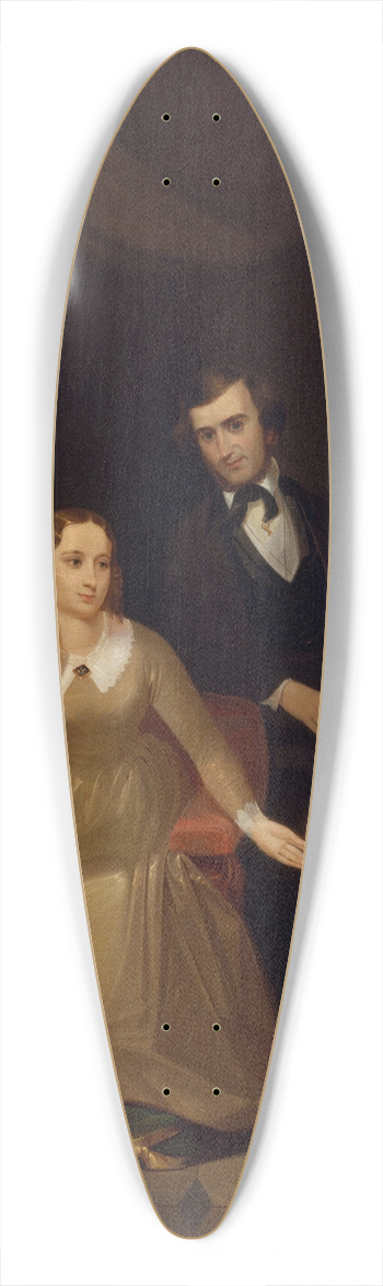 John Mix Stanley - The Williamson Family 39.3 inch art pintail longboard deck