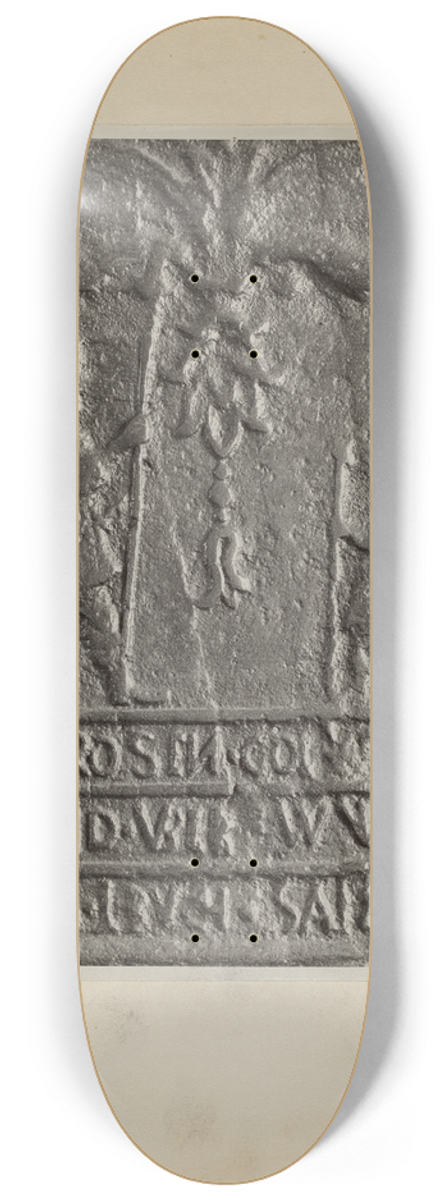 Charles Von Urban - Pa. German Stove Plate 8.25 inch art skate deck