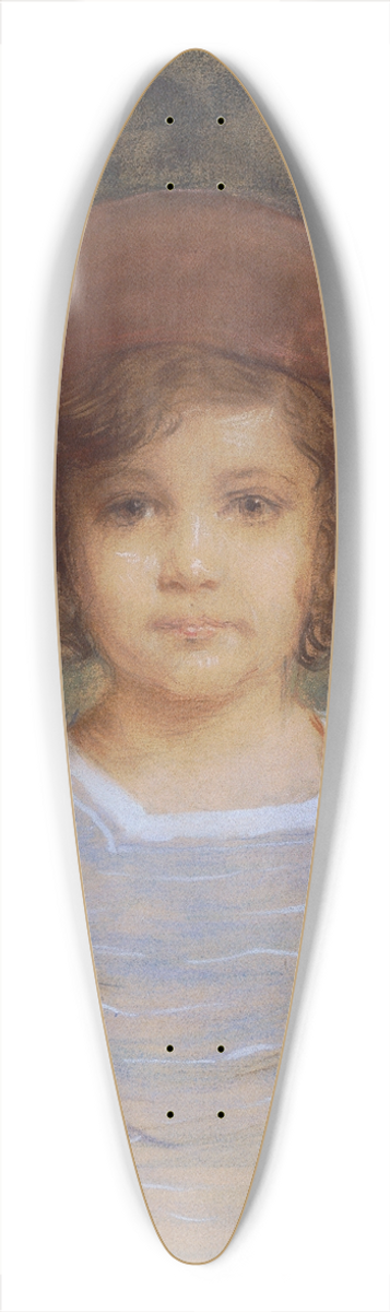 John Quincy Adams - Victor Luithlen 39.3 inch art pintail longboard deck