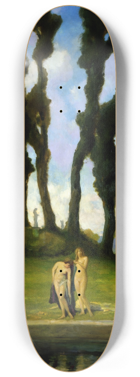 Charles Walter Stetson - After the Bath 8.25 inch art skate deck